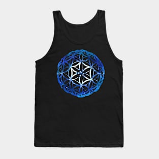 Flower Of Life Sphere Sacred Geometry Tank Top